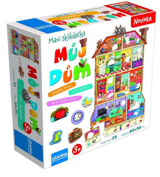 GRA UKŁADANKA MAXI MÓJ DOM GRANNA zdjęcie 1