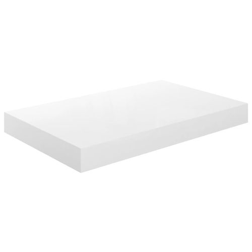 Półka ścienna biała połysk 40x23x3.8cm MDF VidaXL na Arena.pl