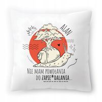 Poduszka Dla Alana Na Urodziny Ze Zdjęciem Na Prezent Biała 40X40 Cm