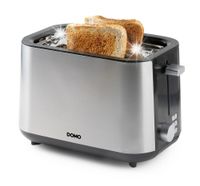 DOMO DO966T Toster pionowy 820 W srebrny/inox 2 TOSTY 7 stopni mocy