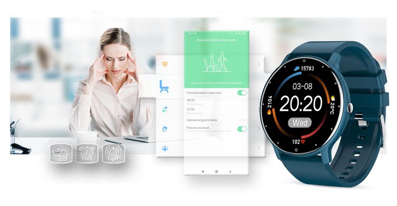 Smartwatch Damski Gravity GT1-5 zdjęcie 14