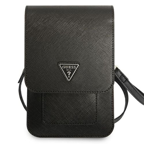 guess torebka guwbsatmbk czarny/blacksaffiano triangle na Arena.pl