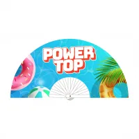 power top fan dekoracyjny 64 cm wielokolorowy, lekka konstrukcja