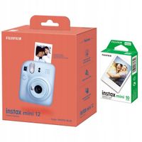 Aparat natychmiastowy Fujifilm Instax Mini 12 niebieski + etui + album