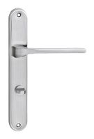 KLAMKA DRZWIOWA FEBE 72MM BLOKADA WC KOLOR NIKIEL