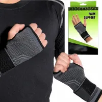 Opaska stabilizator ściągacz na nadgarstek orteza ręki sportowa z taśmą