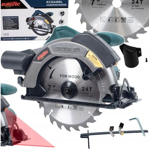 Pilarka tarczowa piła tarczowa do drewna z laserem i prowadnicą na Arena.pl