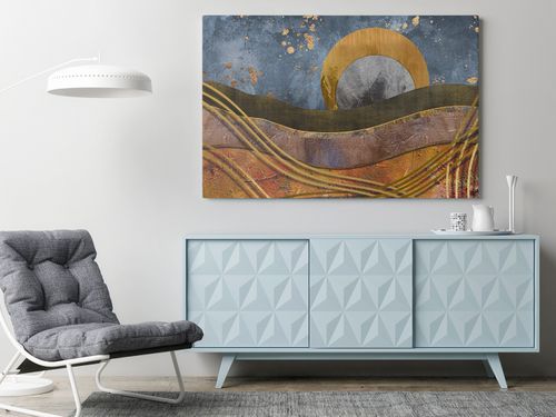 64501 Obraz na płótnie ABSTRAKCJA KOŁYSANKA na Arena.pl