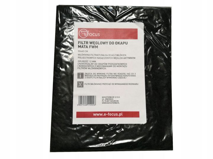 Filtr do okapów mata węglowy Focus Modo Shadow Osaka zdjęcie 1