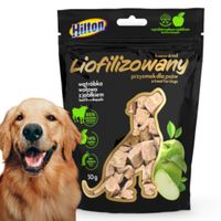 liofilizowany przysmak z wątróbką wołową i jabłkiem 50g dla psa hilton