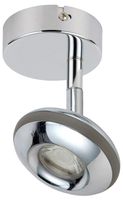 Skipper kinkiet 1x6W LED cob główka okrągła 1e z przegubem kd system chrom