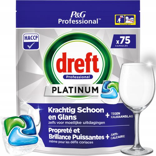 dreft professional kapsułki do zmywarki platinum all in one regular 75 szt. na Arena.pl