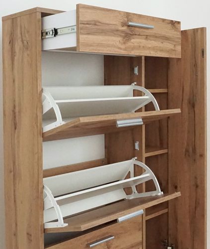 Szafka na buty z szufladą MALTA 3 SM kolor: DĄB WOTAN na Arena.pl