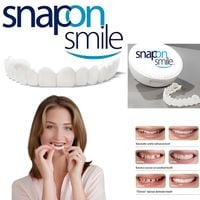 Zdejmowane licówki do zębów Snap On Smile zestaw góra i dół