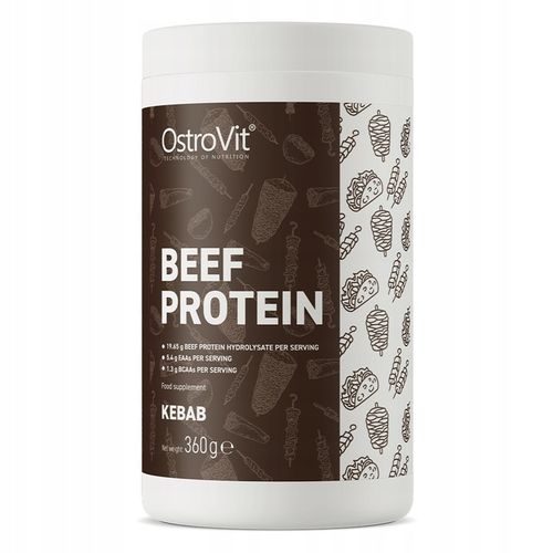 MASA HYDROLIZAT BIAŁKO WOŁOWE BCAA EAA OSTROVIT BEFFF PROTEIN KEBEB 360 G na Arena.pl