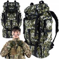 Plecak Turystyczny Trekkingowy 70L Moro Wojskowy Duży Na Góry Camping