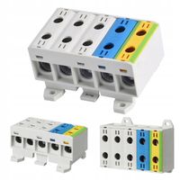 LISTWA ZACISKOWA PIĘCIOPOLOWA 5x16 MM2 (3P+N+PE) BLOK ROZDZIELCZY 5x16