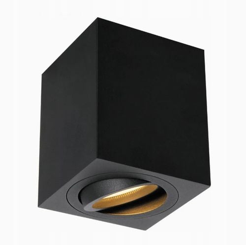 Oprawa Natynkowa Halogenowa Tuba GU10 LED ruchoma sufitowa spot czarna na Arena.pl