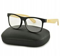 OKULARY ZERÓWKI Z FILTREM BLUE LIGHT DO KOMPUTERA OCHRONNE + ETUI + SZMATKA