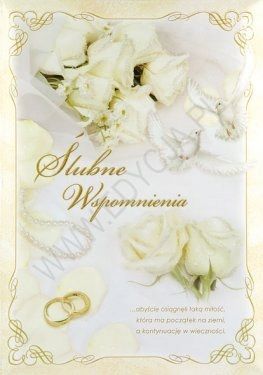 Ślubne Wspomnienia album zdjęcia+wpis duże pudełko zdjęcie 2