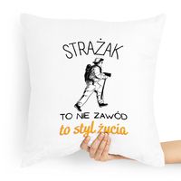 Poduszka Prezent Dla Strażaka Strażak To Nie Zawód Z Nadrukiem Ze Zdjęciem