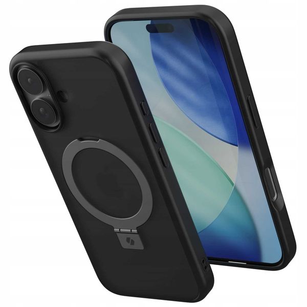 Spacecase Ring Pro Iphone 17 Black zdjęcie 3