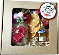 SUPER Prezent PIĘKNY ZESTAW Herbata Miód dla Babci i Dziadka na Dzień Babci