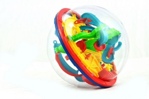 Kula labirynt IQ balls 100barier 13cm na Arena.pl