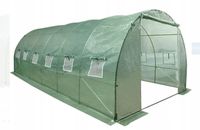 TUNEL FOLIOWY OGRODOWY SZKLARNIA 6x3x2m FOLIA 18m² FOLIAK UV-4 PREMIUM