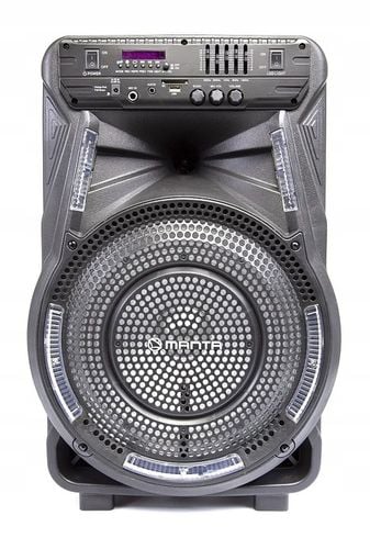 Głośnik bluetooth przenośny Karaoke z mikrofonem Manta SPK5033 czarny na Arena.pl