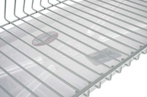 Suszarka do naczyń z tacką 2-poziomowa 50 cm osączarka ociekacz biała na Arena.pl