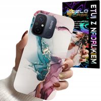 ETUI CASE DO XIAOMI REDMI 12C - MARMUR WZORY DLA KOBIET PLECKI OBUDOWA