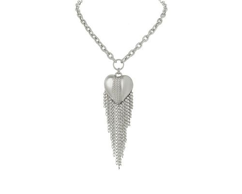 naszyjnik z dużym sercem z kolekcji heart harmony (c23/zim/27ag) na Arena.pl