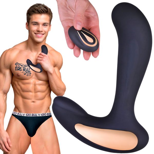 Masażer Prostaty Sterowany Pilotem, 12 Programów Wibratora zdjęcie 1