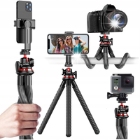 STATYW ELASTYCZNY TRIPOD TRZYMAK KIJ SELFIE DO KAMEREK APARATÓW WEBSKI