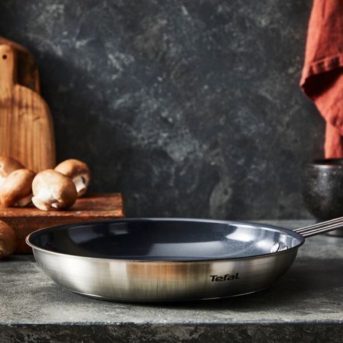 Patelnia TEFAL Nordica 20 cm stal indukcja powłoka ceramiczna na Arena.pl