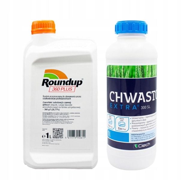 ROUNDUP 360 PLUS 1L + CHWASTOX EXTRA 300 SL 1L zdjęcie 1