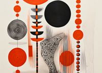 Plakat 18x13cm Kontrastowy Kosmos