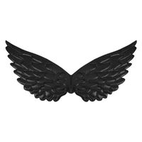 Skrzydła anioła czarne, 44x22 cm
