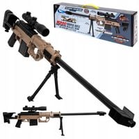 KARABIN SNAJPERSKI DLA DZIECI KULKI ŻELOWE SNAJPER PISTOLET LUNETA 16X M200