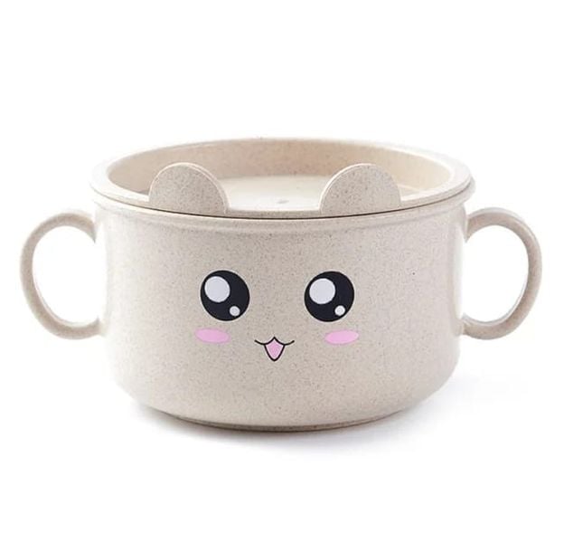 Miseczka ECO Miś/Bear beż zdjęcie 1