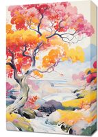 Obraz 40x60cm Roztańczony Krajobraz