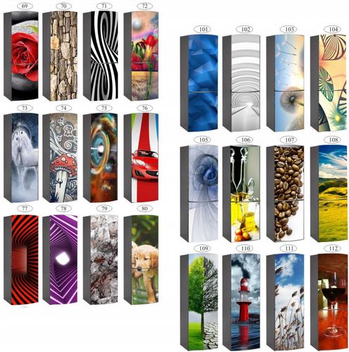 NAKLEJKA na lodówkę naklejki skin OZDOBA na Arena.pl