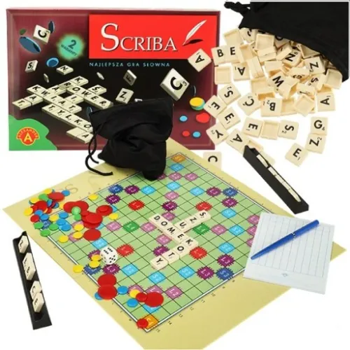 ALEXANDER Scriba gra słowna travel scrable exclusive skrabble duża wyrazy na Arena.pl