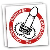 NAKLEJKI KARNE ŚMIESZNE 25 szt