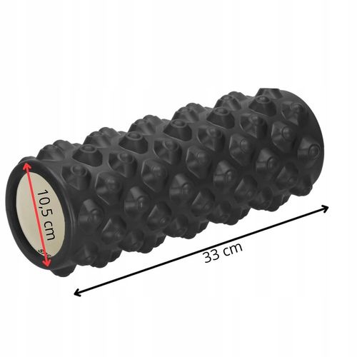ROLLER WAŁEK DO MASAŻU PLECÓW NÓG RELAKSUJĄCY PIANKOWY 33x10cm DUŻY na Arena.pl