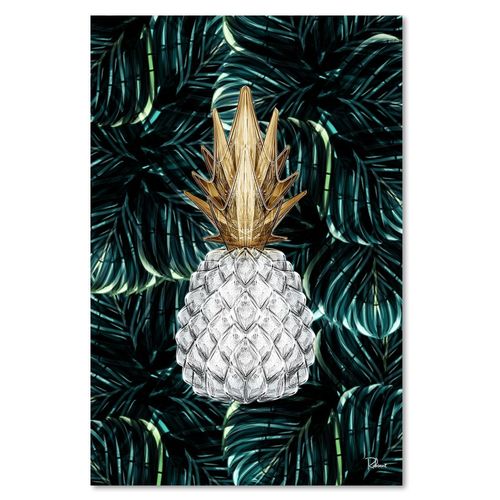 Obraz na płótnie - Canvas, Biały ananas 70x100 na Arena.pl