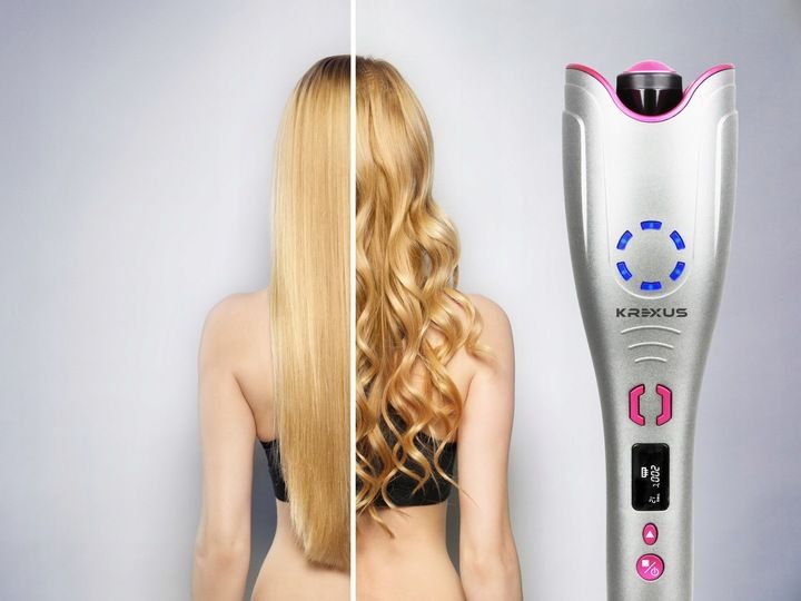 Lokówka Do Włosów Automatyczna Ceramiczna Curl LCD zdjęcie 12