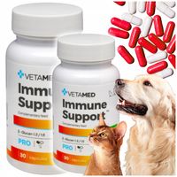 2 x VETAMED Na odporność dla psa i kota TwistOff Immune Support 60 kapsułek
