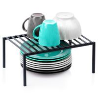 Półka Kuchenna Metalowa na Blat Regał do Szafki Narożna Stojak Organizer